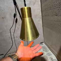  Stilnovo 1950s Sculptural Sconce Gold Wall Lamp Adjustable Shade Style of Stilnovo Italy - 2831348