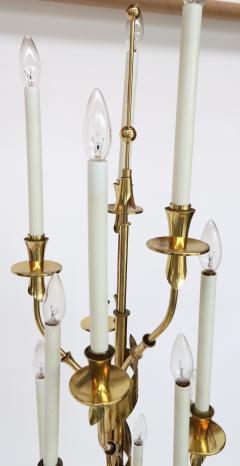  Stilnovo 1950s Stilnovo Candelabra Floor Lamp with Marble Base - 328070