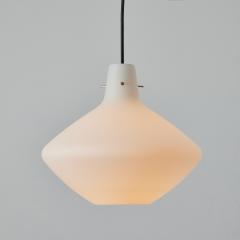  Stilnovo 1950s Stilnovo Sculptural Opaline Glass Pendant - 3366182