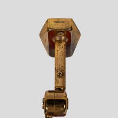  Stilnovo 1950s red and white Stilnovo design wall light - 4228393