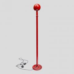  Stilnovo 1960S STILNOVO DESIGN RED LACQUERED FLOOR LAMP - 2956598