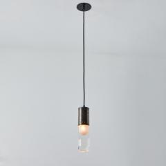  Stilnovo 1960s Faceted Diffuser Pendant Lamp Attributed to Stilnovo - 3425900