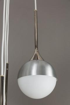  Stilnovo 1960s Five Globe Chandelier Attributed to Stilnovo - 581608