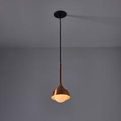  Stilnovo 1960s Glass and Copper Pendant Attributed to Stilnovo - 4350131