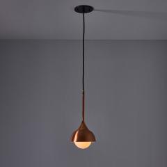  Stilnovo 1960s Glass and Copper Pendant Attributed to Stilnovo - 4350132