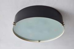  Stilnovo 1960s Metal and Glass Flushmount by Bruno Gatta for Stilnovo - 1879605