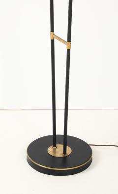 Stilnovo 1960s Mid Century Modern Two Arm Italian Floor Lamp Stilnovo Style - 4579891