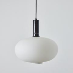  Stilnovo 1960s Opaline Glass and Metal Pendant Attributed to Stilnovo - 3425660