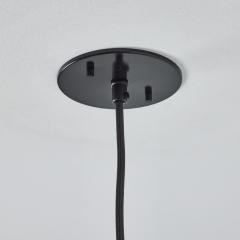  Stilnovo 1960s Opaline Glass and Metal Pendant Attributed to Stilnovo - 3425663