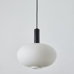  Stilnovo 1960s Opaline Glass and Metal Pendant Attributed to Stilnovo - 3425674