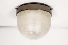  Stilnovo 1960s Stilnovo Brass and Glass Ceiling Lamp - 1670755