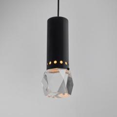  Stilnovo 1960s Stilnovo Faceted Diffuser Pendant Lamp - 2645114