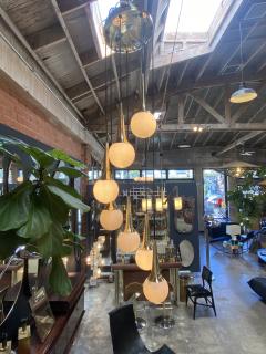  Stilnovo 1970s Mid Century Cascade Chandelier Attributed to Stilnovo - 2527575