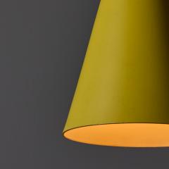  Stilnovo 1970s Yellow Metal Diabolo Pendant Lamp Attributed to Stilnovo Two Enlighten - 4284050