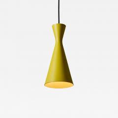  Stilnovo 1970s Yellow Metal Diabolo Pendant Lamp Attributed to Stilnovo Two Enlighten - 4287655