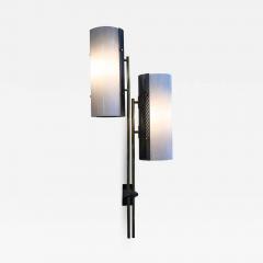  Stilnovo BLACK AND WHITE COLOUR SHADE STILNOVO DESIGN WALL SCONCE - 1885596