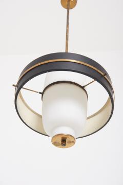  Stilnovo Brass and Glass Ceiling Light by Stilnovo - 3657342
