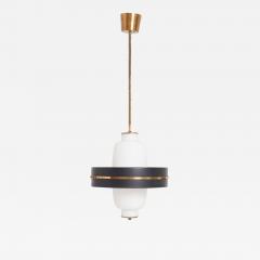  Stilnovo Brass and Glass Ceiling Light by Stilnovo - 3660970