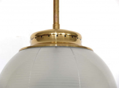  Stilnovo Brass and Glass Pendant by Stilnovo - 409002