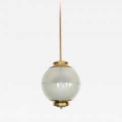  Stilnovo Brass and Glass Pendant by Stilnovo - 410158