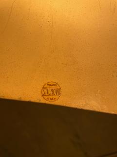  Stilnovo Early Stilnovo Double Cone Floor Lamp Original Label  - 4636867