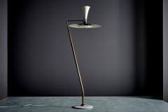  Stilnovo Elegant Floorlamp in the Manner of Stilnovo with white Marble Base - 4613733