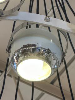  Stilnovo Extremely Rare Stilnovo Articulating Globe 18 Light Chandelier - 4641277