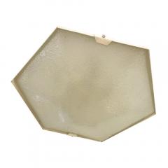  Stilnovo Hexagonal Stilnovo Flush Mount or Sconce Italy 1960s - 2303436