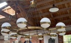  Stilnovo Italian Chandelier by Stilnovo 10 lights - 4605062
