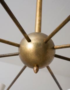  Stilnovo Italian Eight Arm Diabolo Chandelier in the Manner of Stilnovo 1950s - 3814284