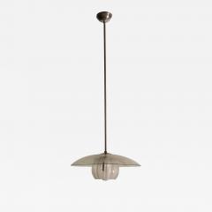  Stilnovo Italian Mid Century Blown Glass Pendant Lamp Attributed to Stilnovo 1950s - 2613003