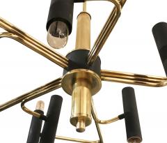  Stilnovo Italian Mid Century Chandelier Attributed to Stilnovo - 265535