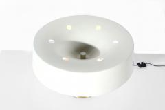  Stilnovo Italian MidCentury Table Lamp white by Stilnovo in brass Italy 1950s - 1329436
