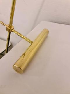  Stilnovo Italian Modern Table Lamp Brass and Metal Stilnovo Style - 2339899