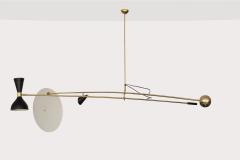  Stilnovo LARGE SCALE ARCHITECTURAL CANTILEVER STILNOVO STYLE PENDANT - 1067872