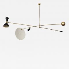  Stilnovo LARGE SCALE ARCHITECTURAL CANTILEVER STILNOVO STYLE PENDANT - 1068991