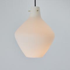  Stilnovo Large 1950s Glass Pendant Lamp Attributed to Bruno Gatta for Stilnovo - 2887050