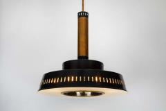  Stilnovo Large 1950s Stilnovo Model 1157 Brass and Glass Suspension Light - 1266065