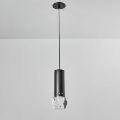  Stilnovo Large 1960s Stilnovo Faceted Diffuser Pendant Lamp - 2818159