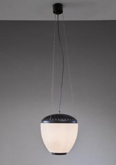  Stilnovo Large glass onion shaped Stilnovo Sciolari chandelier with three ballchains - 834065