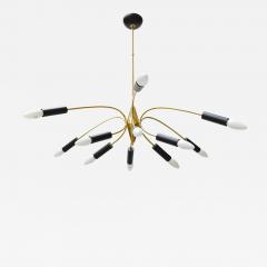  Stilnovo MID CENTURY BRASS SPUTNIK CEILING LIGHT BY STILNOVO - 2164698