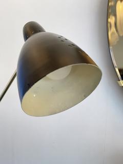  Stilnovo Mid Century Floor Lamp Brass and Lacquered Metal Italy 1950s - 1971566