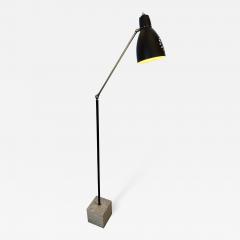  Stilnovo Mid Century Floor Lamp Brass and Lacquered Metal Italy 1950s - 1973344