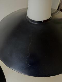  Stilnovo Mid Century Modern Pair of Lamps Brass Lacquered Metal by Stilnovo Italy 1950s - 4417653