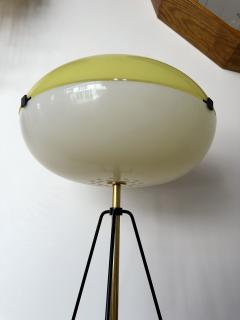  Stilnovo Mid Century Table Lamp Methacrylate and Brass by Stilnovo Italy 1960s - 3131218