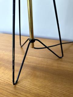  Stilnovo Mid Century Table Lamp Methacrylate and Brass by Stilnovo Italy 1960s - 3131221