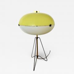  Stilnovo Mid Century Table Lamp Methacrylate and Brass by Stilnovo Italy 1960s - 3133954