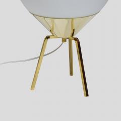  Stilnovo PAIR OF GLASS AND BRASS TABLE LAMPS IN STYLE OF STILNOVO - 2647991