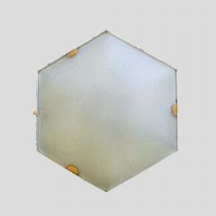  Stilnovo Pair Of Hexagonal Shaped Sconces By Stilnovo Model 1183 - 3561114