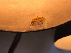  Stilnovo Pair of 1950s Stilnovo Sconces in Black Brass - 963088